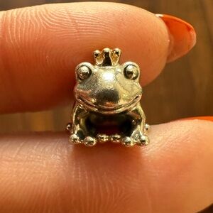 RETIRED Pandora Charm - Frog Prince
